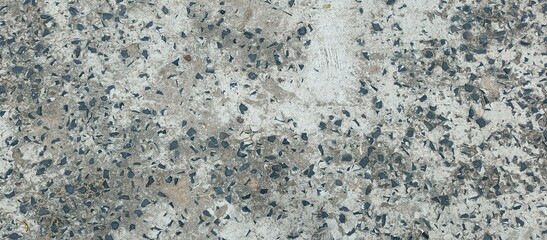 Rough Concrete Floor with Exposed Aggregate Texture