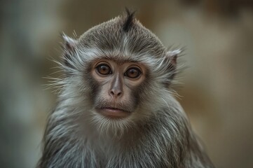 Naklejka premium Dusky-colored leaf monkey