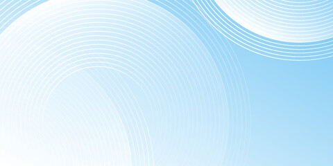 Modern minimalist banner background, pastel colorful, blue and white gradations abstract simple modern