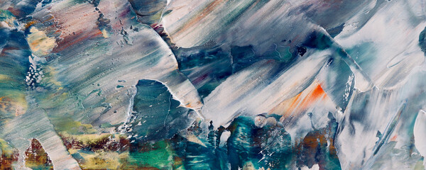 Abstract art background . Hand painting artwork on canvas . © Valeriy