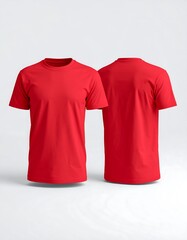 Red T-shirt Mockup