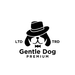 Gentle Dog head logo design