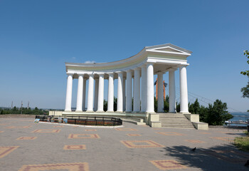 Ukraine Odessa city view on a sunny summer day