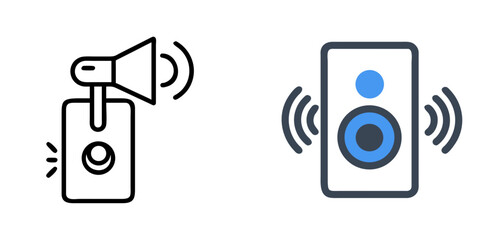 Speaker Icon for Audio, Sound, Music, Multimedia and Volume Control