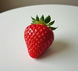 Bright red strawberries with a fresh texture, suitable for healthy food concepts, sweet fruit, and desserts.
