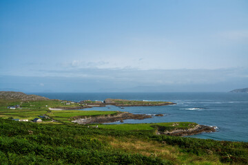 Dramatic Irish cliffs and rugged coastal landscapes