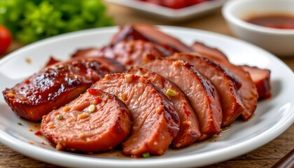 grilled sausage with vegetables