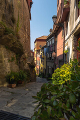 narrow street in the old town