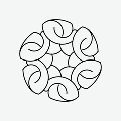 vector illustration of an abstract geometric pattern