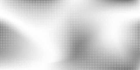 Fototapeta premium Silver foil mesh background with metal mirror texture. Chrome gradient dotted abstract art