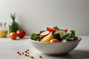 fresh vegetable salad