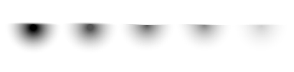 shadow semicircle overlay. shadow semicircle set. shadow semicircle 