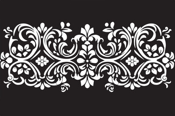  Laser Cut Floral Damask Border Bundle