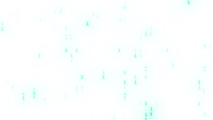 Abstract digital art background with organic fluid shapes and layered contour lines. Conceptual image of data visualization, binary code, and biological cells with a transparent background.