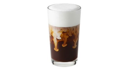 Isolated Latte Macchiato