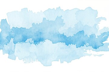 Obraz premium Hand-painted abstract watercolor on a white canvas, watercolor backdrop.