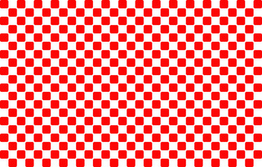 赤い角丸の市松模様　620マス　31×20　Web