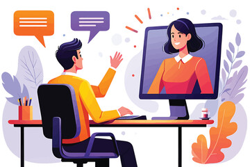 Online Meeting Virtual Communication and Collaboration