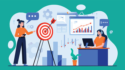 Business Growth Strategy with Target Achievement and Customer Support