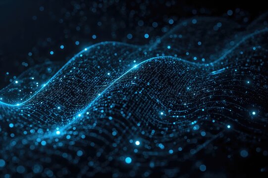 Digital stream in binary code