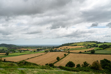 Stunning Irish landscapes with rolling hills and coastline