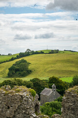 Stunning Irish landscapes with rolling hills and coastline