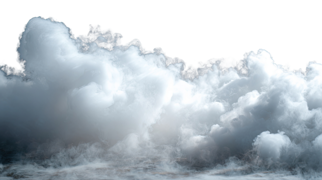 Dramatic cloud formations against a dark background