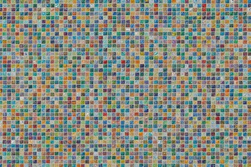 Fototapeta premium Colorful horizontal mosaic design for backgrounds and wallpapers