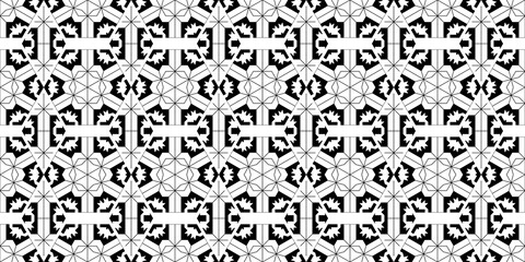 Seamless Transparent Art Deco Geometric Pattern for Background Layout Template