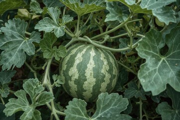 The Citrullus lanatus Vine Produces Large, Juicy Fruits and Is Part of the Cucurbitaceae Family