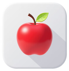 Obraz premium Minimalistic Apple Icon