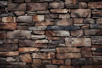 Fototapeta premium Rustic stone wall texture perfect for backgrounds and design projects