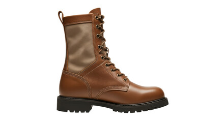 Isolated Military Boots