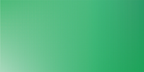 Green Halftone Textured Background with Gradient and Abstract Design