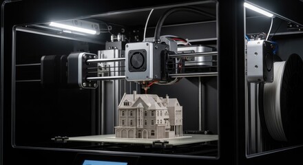 3 d printer creating architectural model innovation in additive manufacturing technology