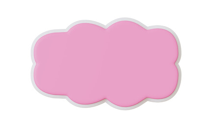 Cartoon Frame with Stars Clay Illustration Cute Childrens Day