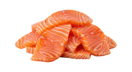 Isolated Slices of Salmon