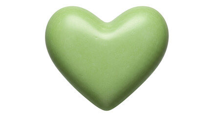Isolated Green Heart