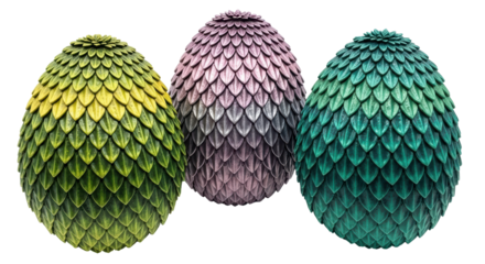 Isolated dragon eggs