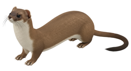 Isolated Weasel