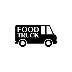  Food truck icon isolated on white background