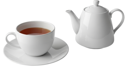 Isolated Tea Set