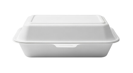 Isolated Styrofoam Food Container