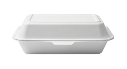 Isolated Styrofoam Food Container