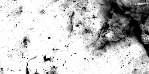 Distressed overlay texture rough black and white texture vector. Abstract grunge black and white ink texture with distressed paint splatter and rough surface details.