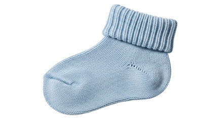 Isolated Blue Baby Sock