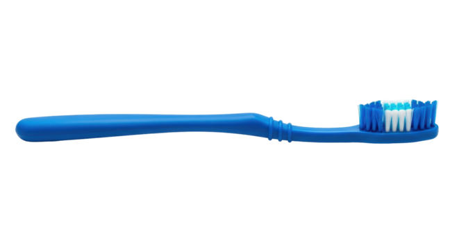 Isolated Blue toothbrush