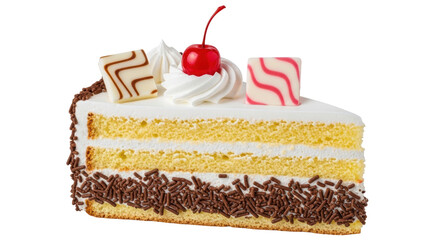 Isolated Cake Slice