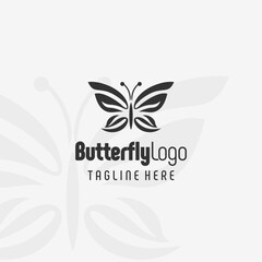Modernistic Butterfly Abstract Logo Design