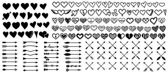 Heart icon. Heart sign. Heart shape. Heart logo.